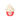 A plush squeaky dog cake toy shaped like a cupcake, perfect for playful pups and their humans.