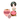 Dog birthday party bundle featuring pink birthday bandana, plush ice cream toy, and dog cake for celebration.
