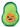 Squeaky plush dog toy shaped like a cute avocado for playful pups and their humans.