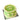 Green - Name & Age tall Cake - Dog Birthday Cake