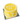 Yellow - Name & Age tall Cake - Dog Birthday Cake
